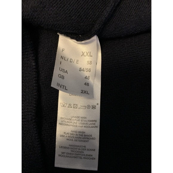 Saint James Sweater New Wool Navy Green Plaid Elbow Patches Men's  Size 48 - Picture 16 of 16